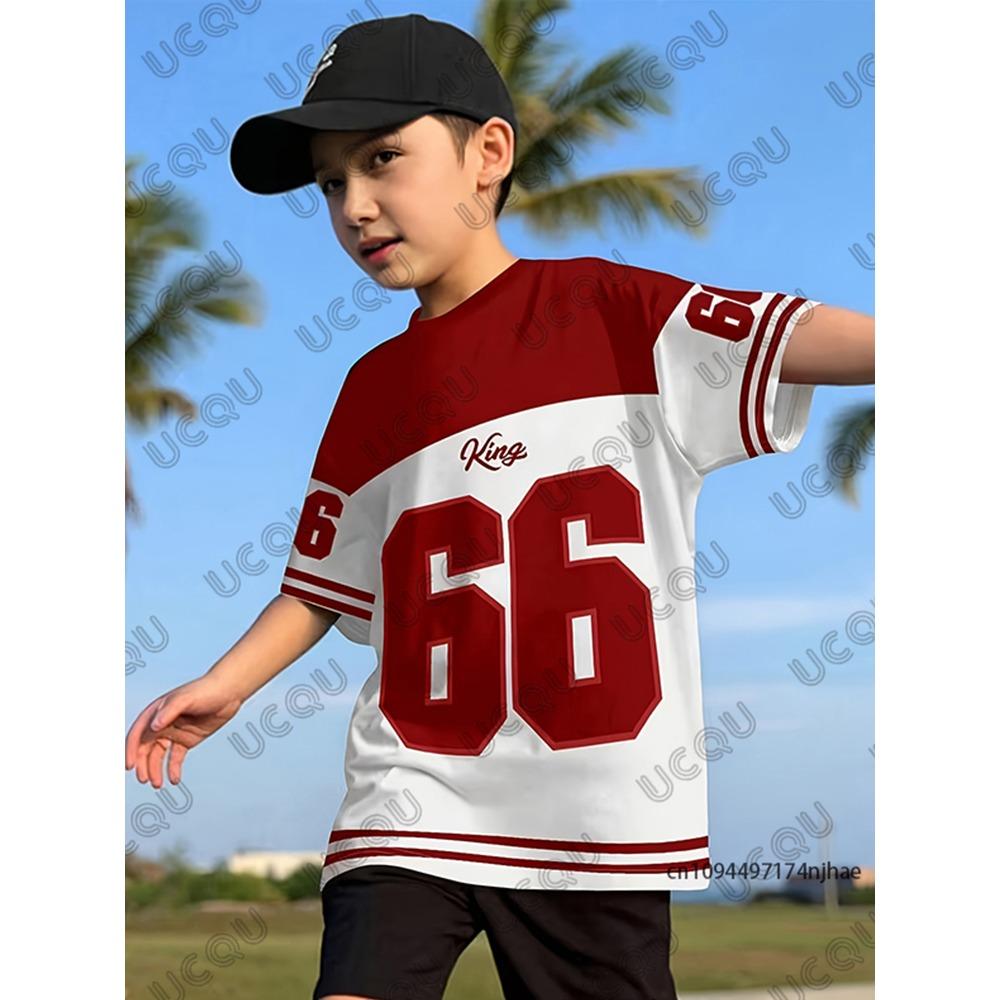 Summer Letter Print T-Shirt, Children s Patchwork Short-Sleeve Sports Soccer Jersey, Casual Children s Top 100
Summer Letter Print T-Shirt, Children s Patchwork Short-Sleeve Sports Soccer Jersey, Casual Children s Top 100