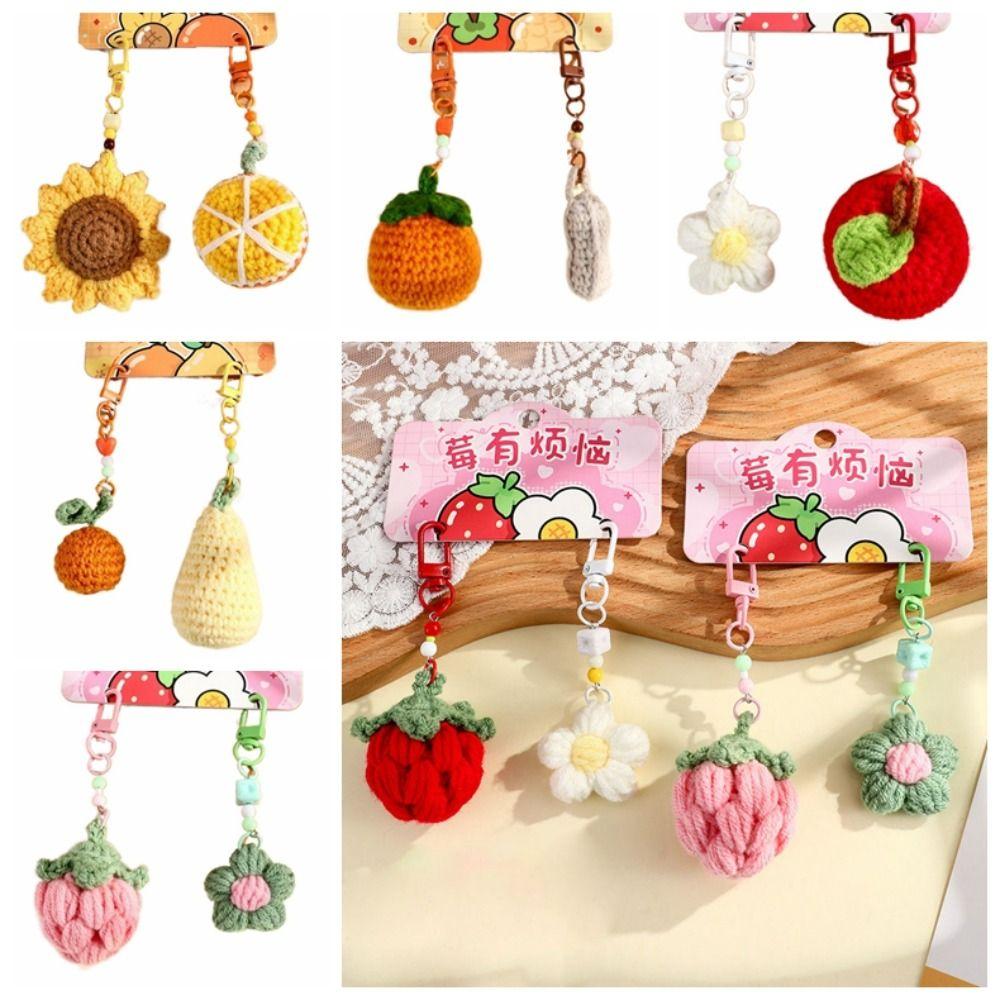 1pair Woolen Knitted Flower Pendant Bag Hanging Car Keyrings Fashion Crochet Fruit Keychains Male Style F
1pair Woolen Knitted Flower Pendant Bag Hanging Car Keyrings Fashion Crochet Fruit Keychains Male Style F