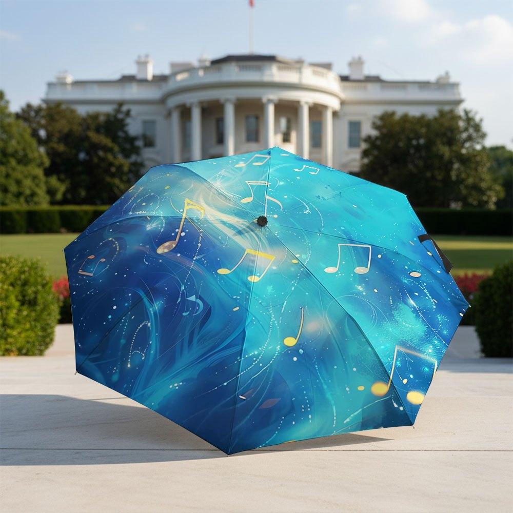 1pc Automatic Umbrella | Musical Notes on Blue Background, Portable Collapsible Design, Casual Accessory, Christmas Birthday F Iron&8K
1pc Automatic Umbrella | Musical Notes on Blue Background, Portable Collapsible Design, Casual Accessory, Christmas Birthday F Iron&8K
