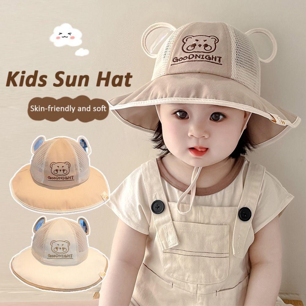 Breathable Baby Bucket Hat Mesh Children Sunscreen Caps Cute Kids Sun Hat колір світло кави
Breathable Baby Bucket Hat Mesh Children Sunscreen Caps Cute Kids Sun Hat колір світло кави