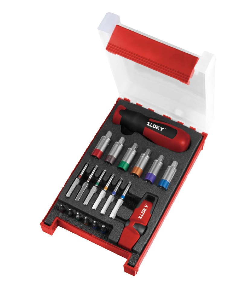 SLOKY 20-Piece 1/4 Hex Torque Driver and Torx Plus Bit Set (TOK-10-IP)
SLOKY 20-Piece 1/4 Hex Torque Driver and Torx Plus Bit Set (TOK-10-IP)
