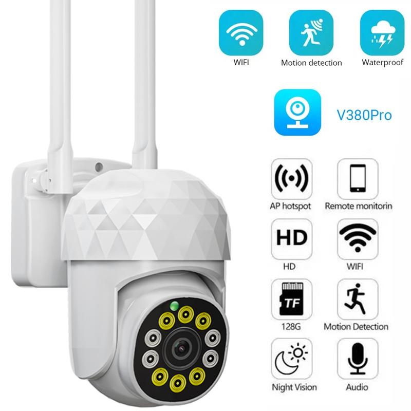 V380 Pro 2-мегапиксельная камера домашней безопасности Wi-Fi Беспроводная IP-камера Открытый монитор PTZ Пульт дистанционного управления Двусторонняя аудиосистема ночного видения CCTV
V380 Pro 2-мегапиксельная камера домашней безопасности Wi-Fi Беспроводная IP-камера Открытый монитор PTZ Пульт дистанционного управления Двусторонняя аудиосистема ночного видения CCTV