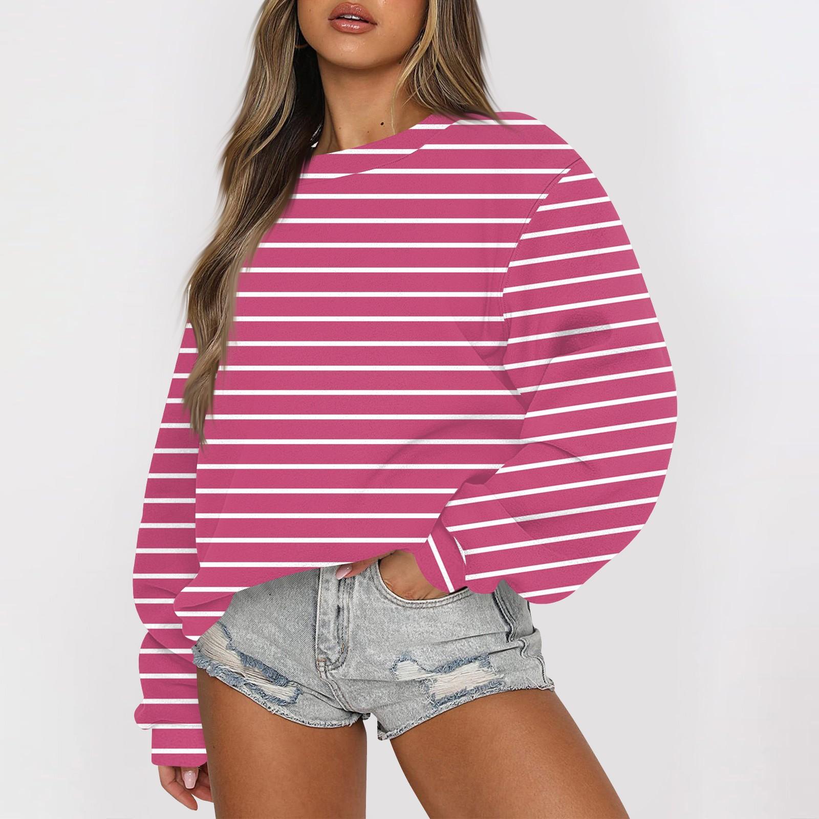 Жіночі топи осінь-зима Жіноча толстовка з довгими рукавами Повсякденна толстовка з круглим вирізом вільного крою, флісові топи M
Жіночі топи осінь-зима Жіноча толстовка з довгими рукавами Повсякденна толстовка з круглим вирізом вільного крою, флісові топи M