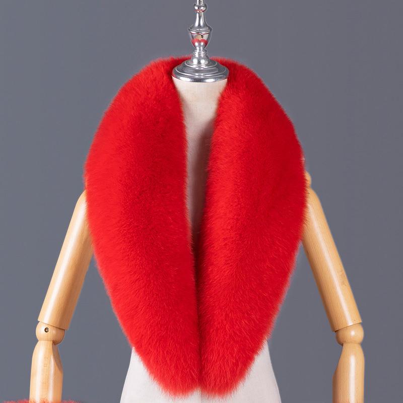 Real Fox Fur Collar Women Winter Thickened Fur Collar Scarf Collars Wraps Neck Warmer Fur Scarves Shawl Luxury Fluffy Fur Shawl 75cm червоний
Real Fox Fur Collar Women Winter Thickened Fur Collar Scarf Collars Wraps Neck Warmer Fur Scarves Shawl Luxury Fluffy Fur Shawl 75cm червоний