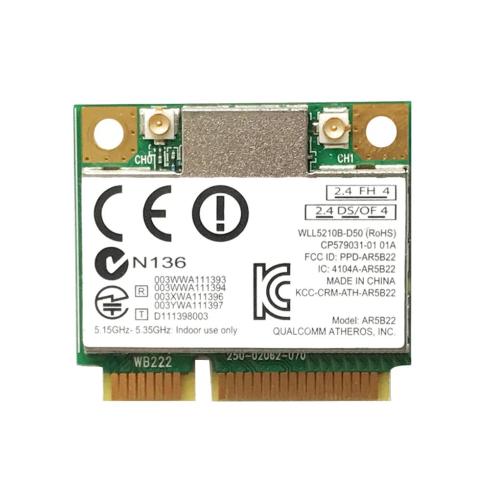 AR5B22 300Mbps 2.4G/5G Dual Band Wireless Adapter Bluetooth 4.0 WiFi Network Card Mini PCI-E Wireless 802.11a/b/g/n Adapter
AR5B22 300Mbps 2.4G/5G Dual Band Wireless Adapter Bluetooth 4.0 WiFi Network Card Mini PCI-E Wireless 802.11a/b/g/n Adapter