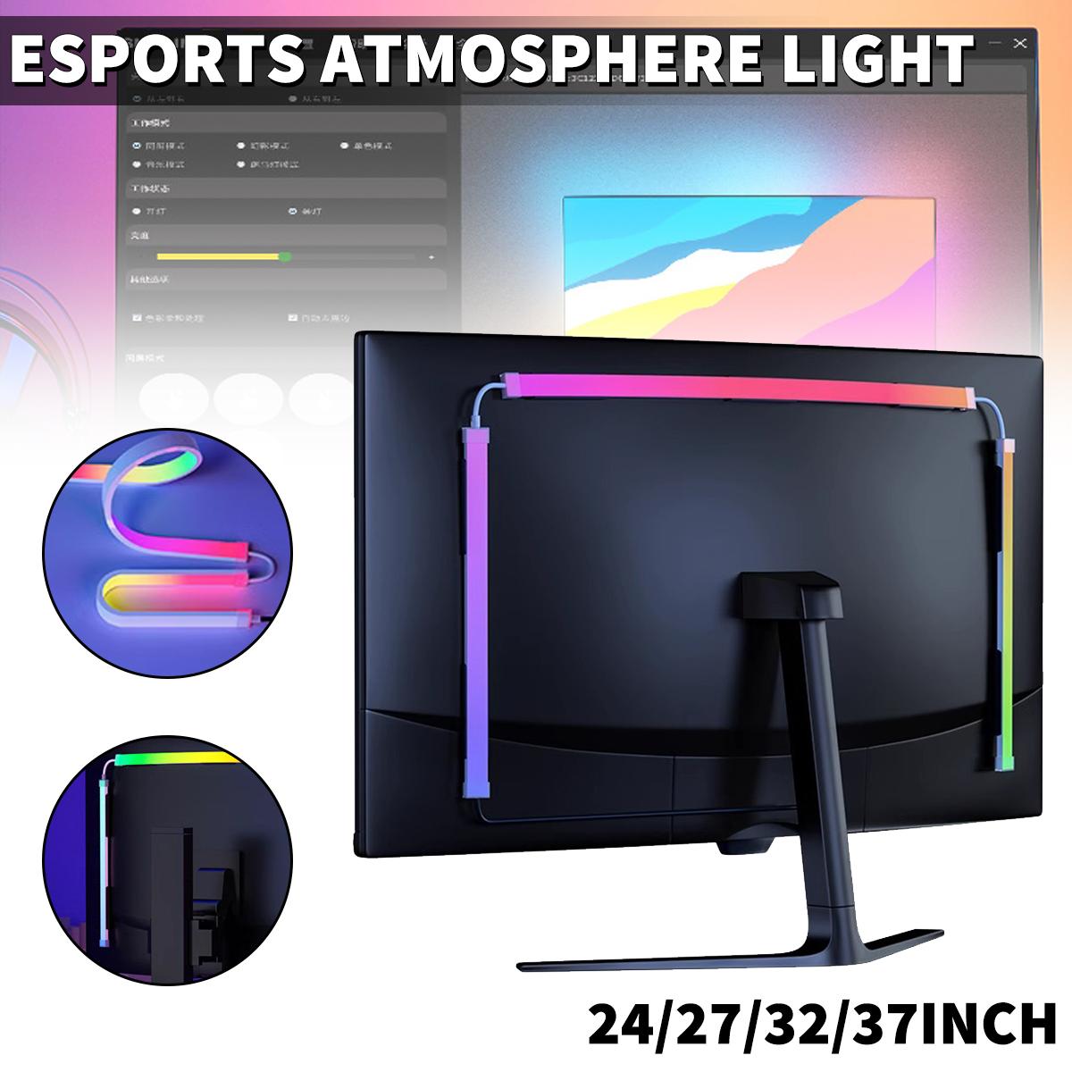 Подсветка монитора PDTO, синхронизация экрана, светодиодная лента RGB для мониторов с диагональю 24–34 дюйма
Подсветка монитора PDTO, синхронизация экрана, светодиодная лента RGB для мониторов с диагональю 24–34 дюйма