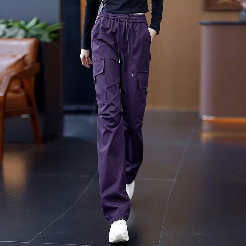 Комбинезоны женские весенние и осенние с высокой талией, свободные, американские, прямые, повседневные, широкие брюки-карго, женские брюки XXXXL фиолетовый
Комбинезоны женские весенние и осенние с высокой талией, свободные, американские, прямые, повседневные, широкие брюки-карго, женские брюки XXXXL фиолетовый