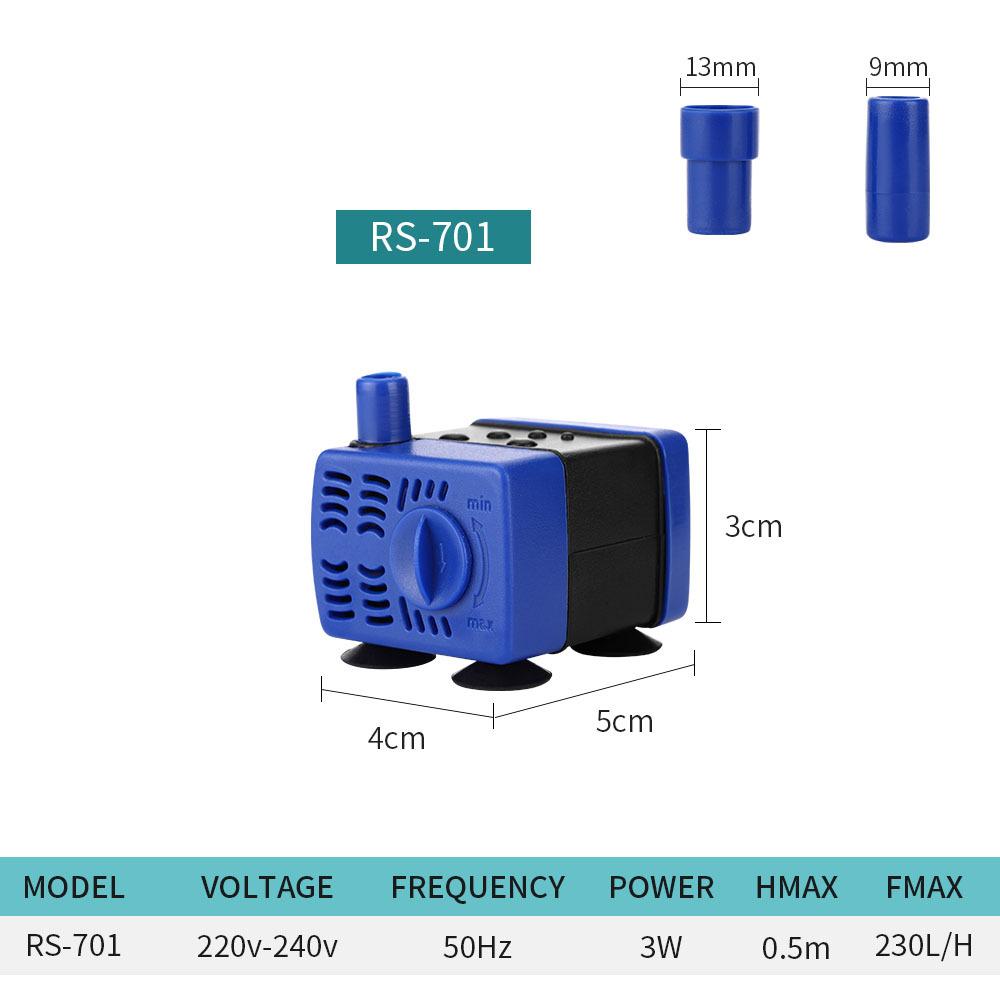220V-240V Silent Filter Submersible Pump Small Household Aquarium Water Change, Garden Fountain Pump Fountain Water Circulation EU
220V-240V Silent Filter Submersible Pump Small Household Aquarium Water Change, Garden Fountain Pump Fountain Water Circulation EU