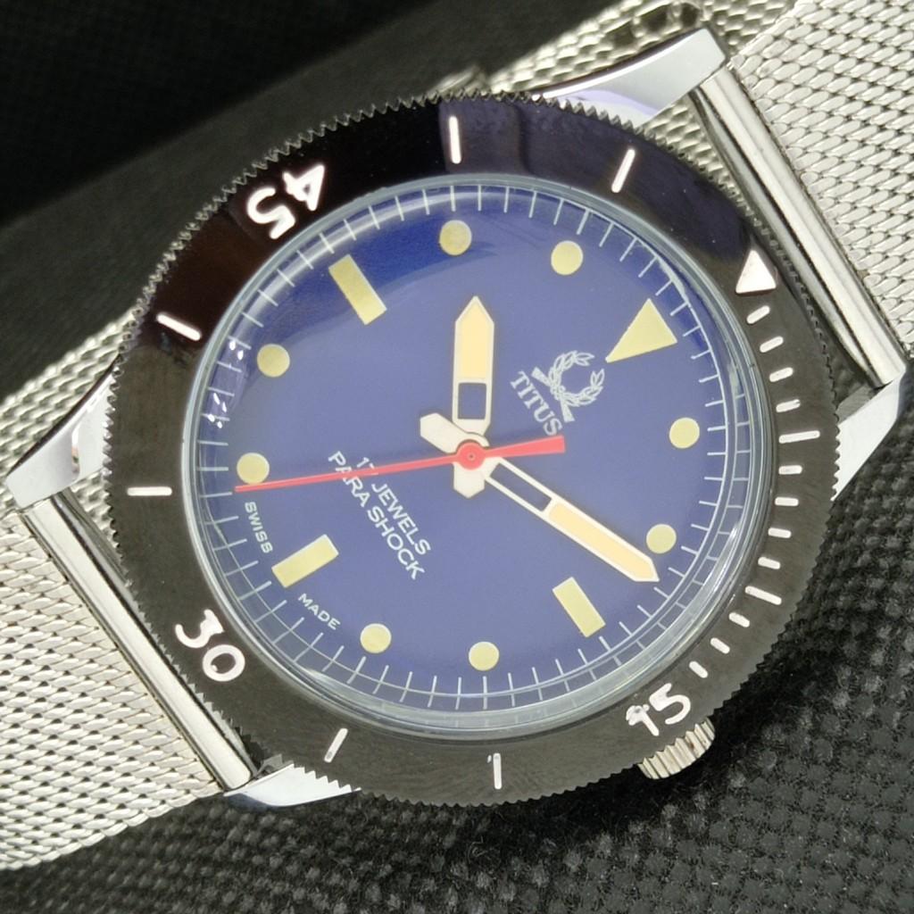 ВОССТАНОВЛЕННЫЕ МУЖСКИЕ ЧАСЫ TITUS SWISS 40 ММ С СИНИМ ЦИФЕРБЛАТОМ, ПОВОРОТНЫЙ БЕЗЕЛЬ a303394-2 R1013-000a303394
ВОССТАНОВЛЕННЫЕ МУЖСКИЕ ЧАСЫ TITUS SWISS 40 ММ С СИНИМ ЦИФЕРБЛАТОМ, ПОВОРОТНЫЙ БЕЗЕЛЬ a303394-2 R1013-000a303394