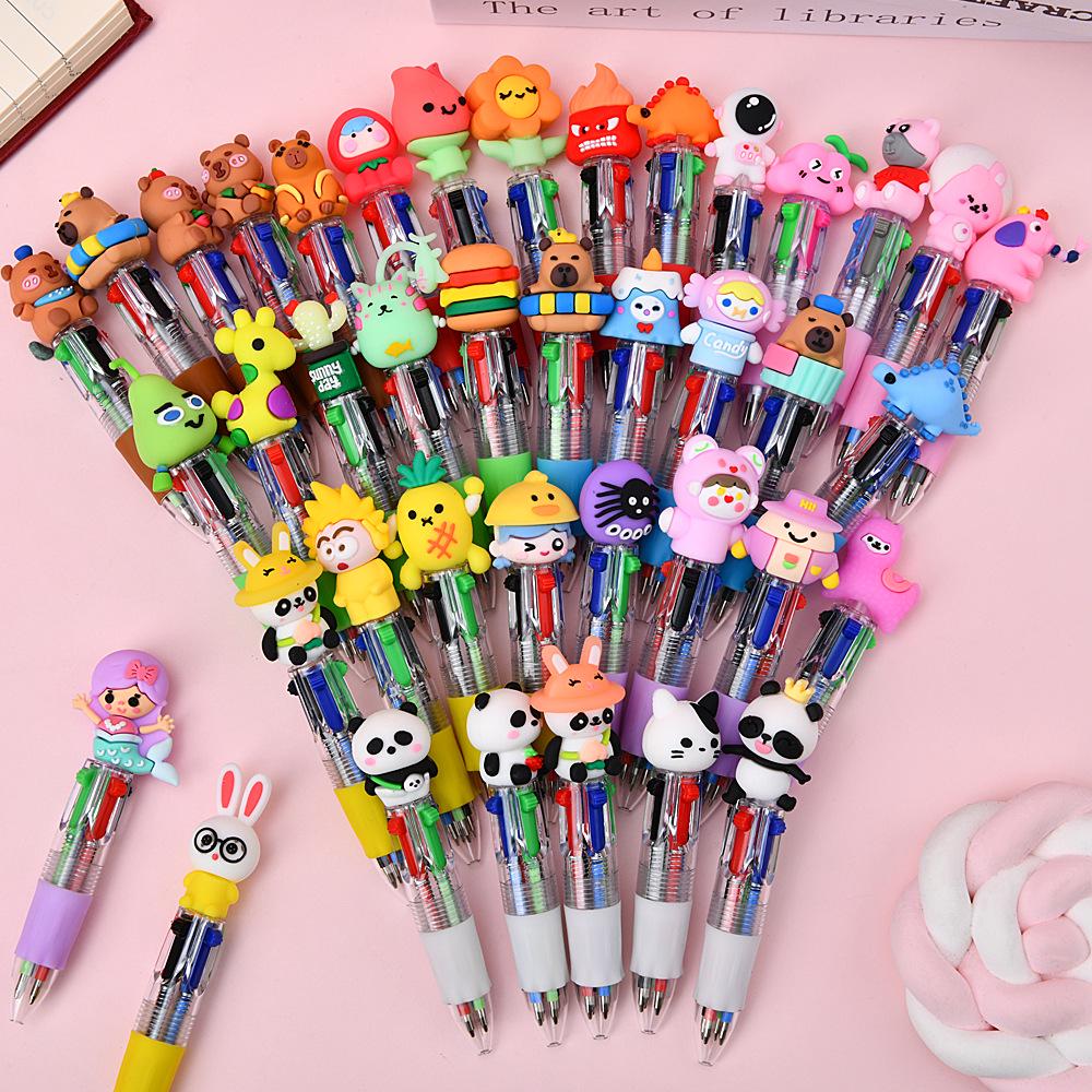 Korean Cute Cartoon Four-Color Mini Ballpoint Pen - Student Stationery Gift Mini Four-Color Pen - 5 Pack
Korean Cute Cartoon Four-Color Mini Ballpoint Pen - Student Stationery Gift Mini Four-Color Pen - 5 Pack