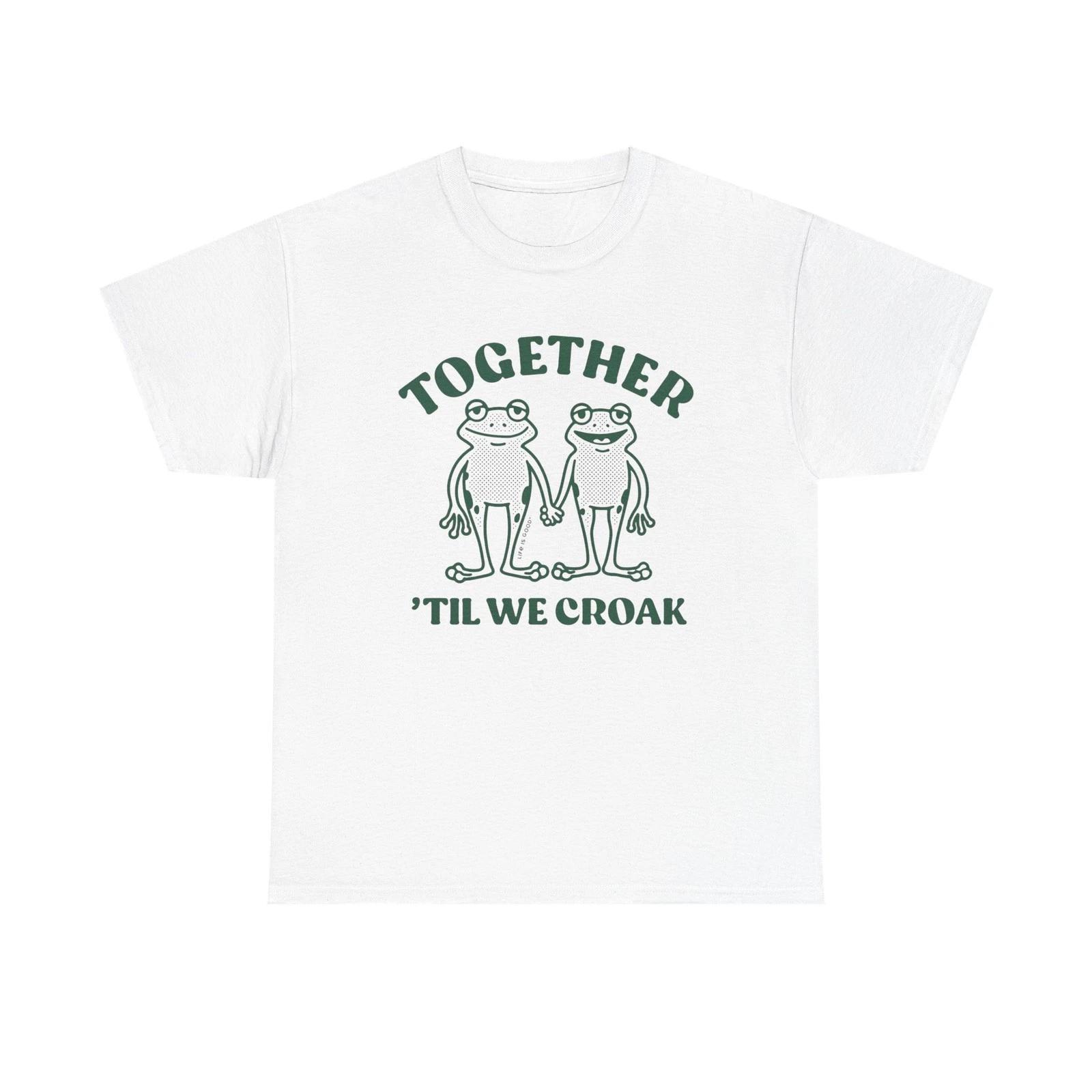 Together Till We Croak Funny Graphic T Shirt Unisex Heavy Cotton Gift Vintage 4XL
Together Till We Croak Funny Graphic T Shirt Unisex Heavy Cotton Gift Vintage 4XL
