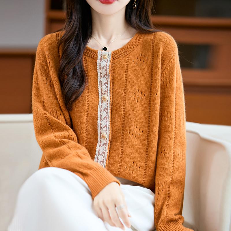 QingHe Cashmere Женский кардиган из 30% кашемира - Мягкий и теплый свитер из шерстяной смеси M
QingHe Cashmere Женский кардиган из 30% кашемира - Мягкий и теплый свитер из шерстяной смеси M