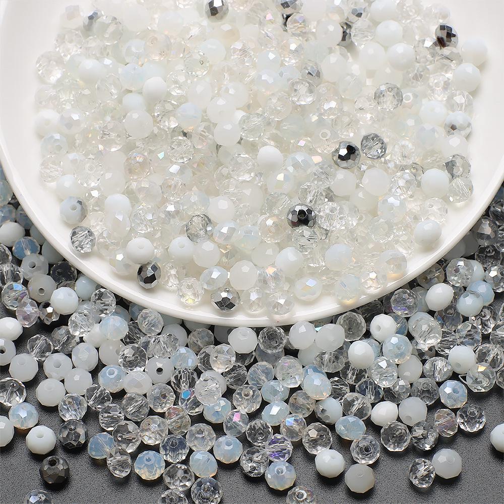 Multicolor Flat Bead Set: DIY Bracelet Spacer & Crystal Glass Beads in 4/6/8 Sizes 8MM - 100 pieces
Multicolor Flat Bead Set: DIY Bracelet Spacer & Crystal Glass Beads in 4/6/8 Sizes 8MM - 100 pieces