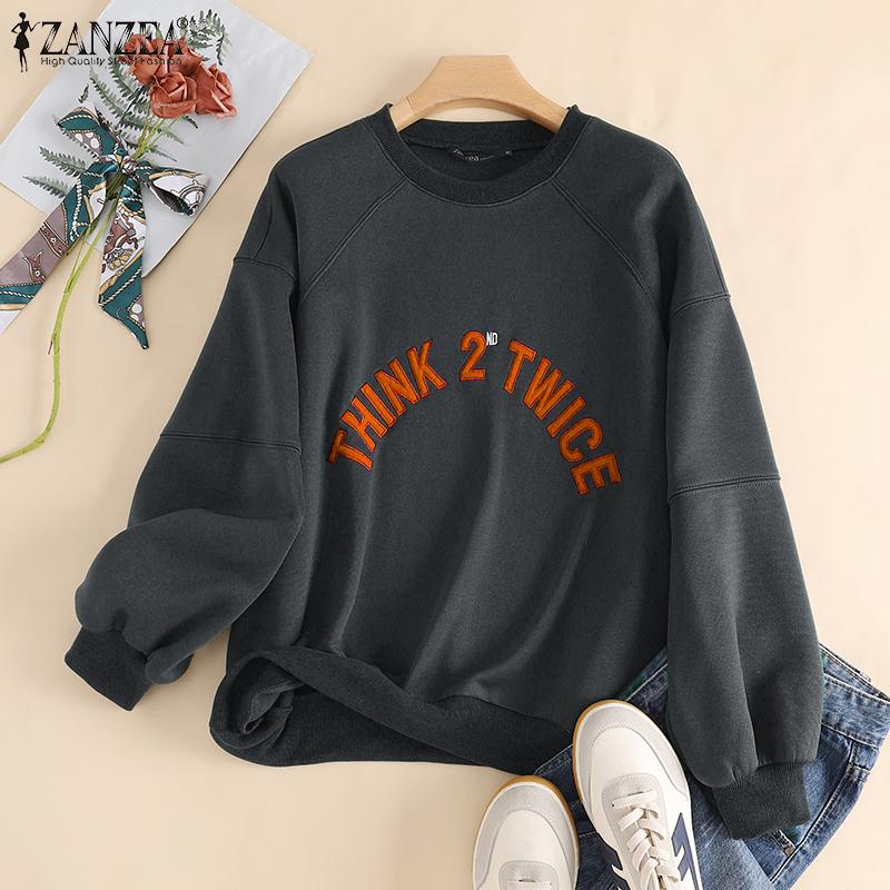 ZANZEA Женские повседневные толстовки с длинным рукавом и круглым вырезом с вышивкой
ZANZEA Женские повседневные толстовки с длинным рукавом и круглым вырезом с вышивкой