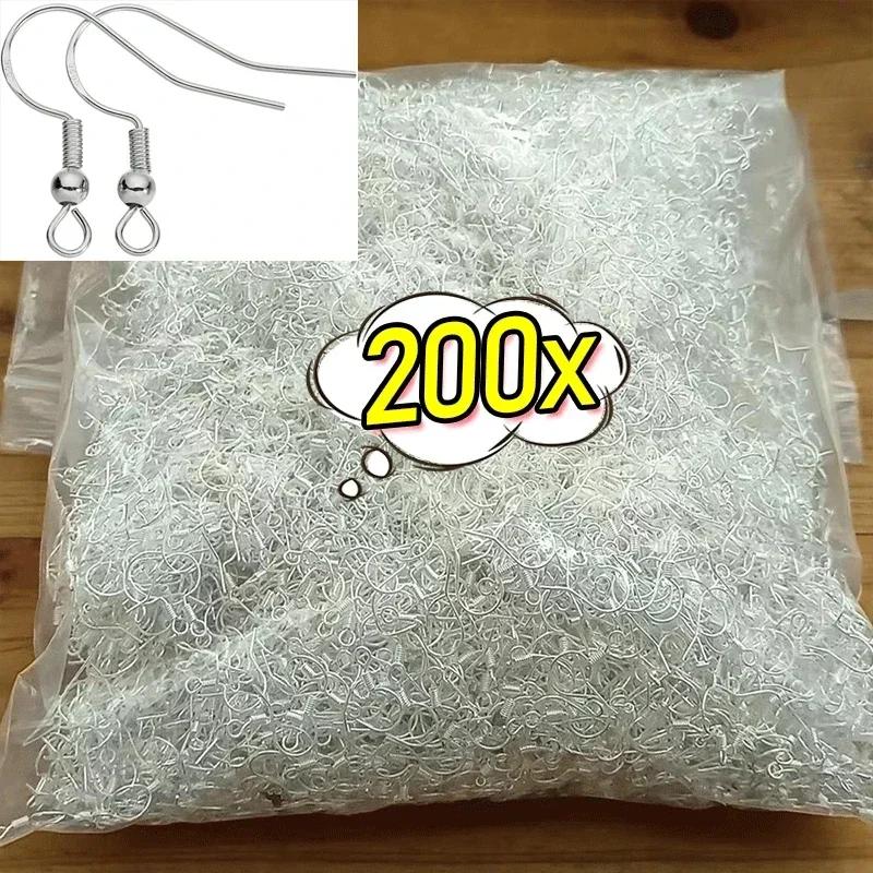 100/500pcs DIY Earring Findings Earrings Clasps Hooks Stainless Steel Hypoallergenic Earring Making Accessories Hook Earwire
100/500pcs DIY Earring Findings Earrings Clasps Hooks Stainless Steel Hypoallergenic Earring Making Accessories Hook Earwire
