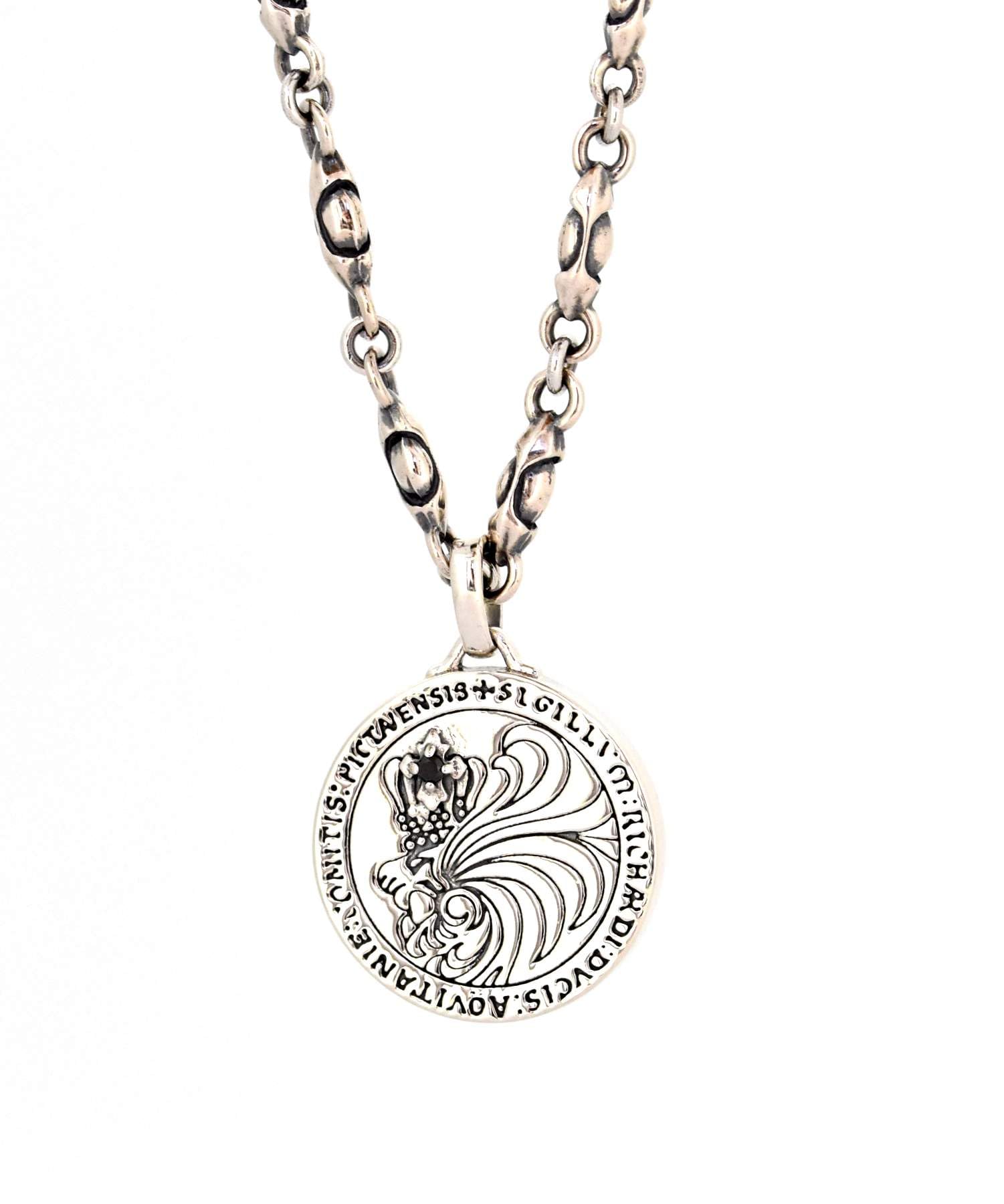 LION HEART Necklace HOWL Howl Coin 925 with Pouch Silver Necklace/Kiva Chain/Silver Men s
LION HEART Necklace HOWL Howl Coin 925 with Pouch Silver Necklace/Kiva Chain/Silver Men s