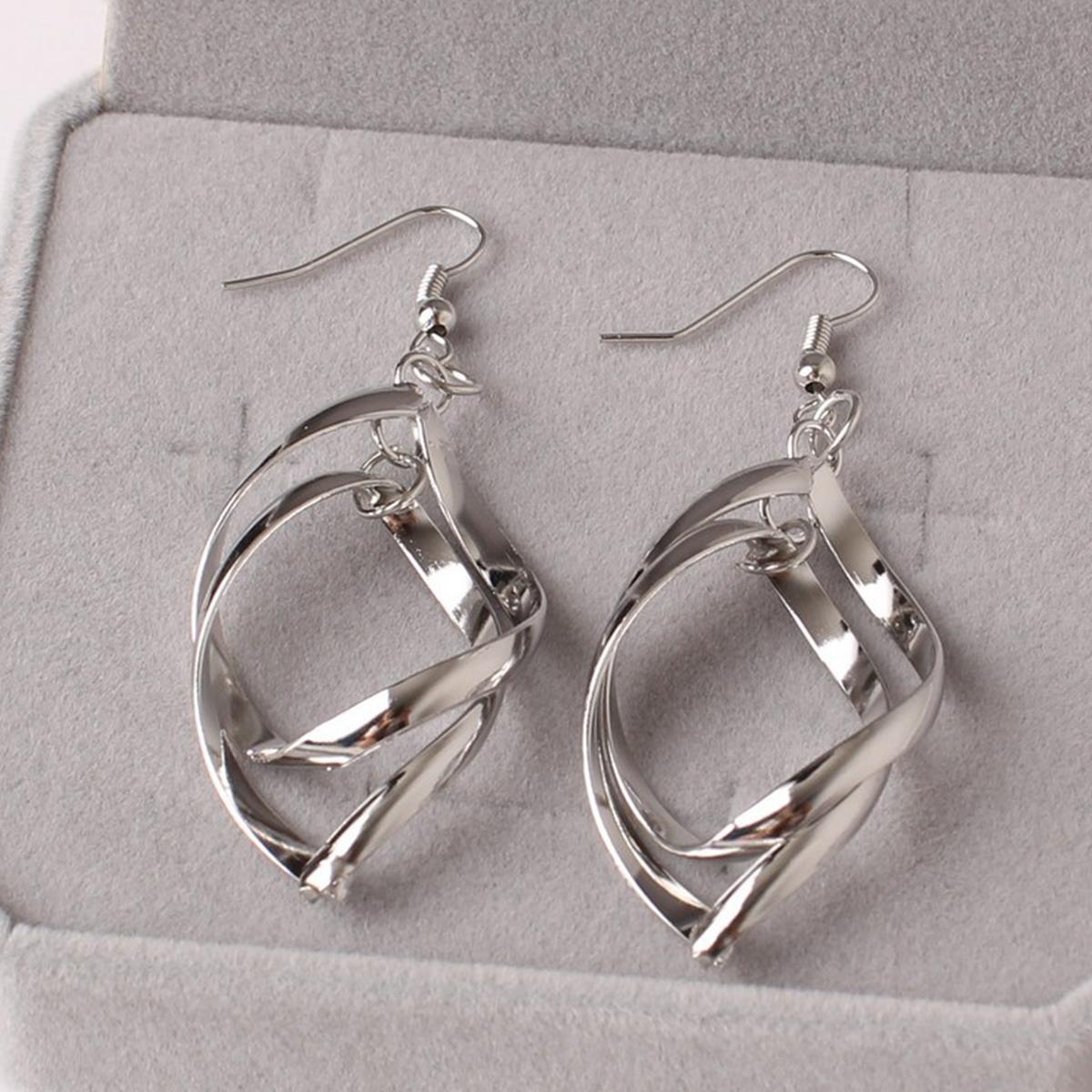 Модные женские многослойные серьги с витыми бриллиантами, украшенные знаменитостями интернета