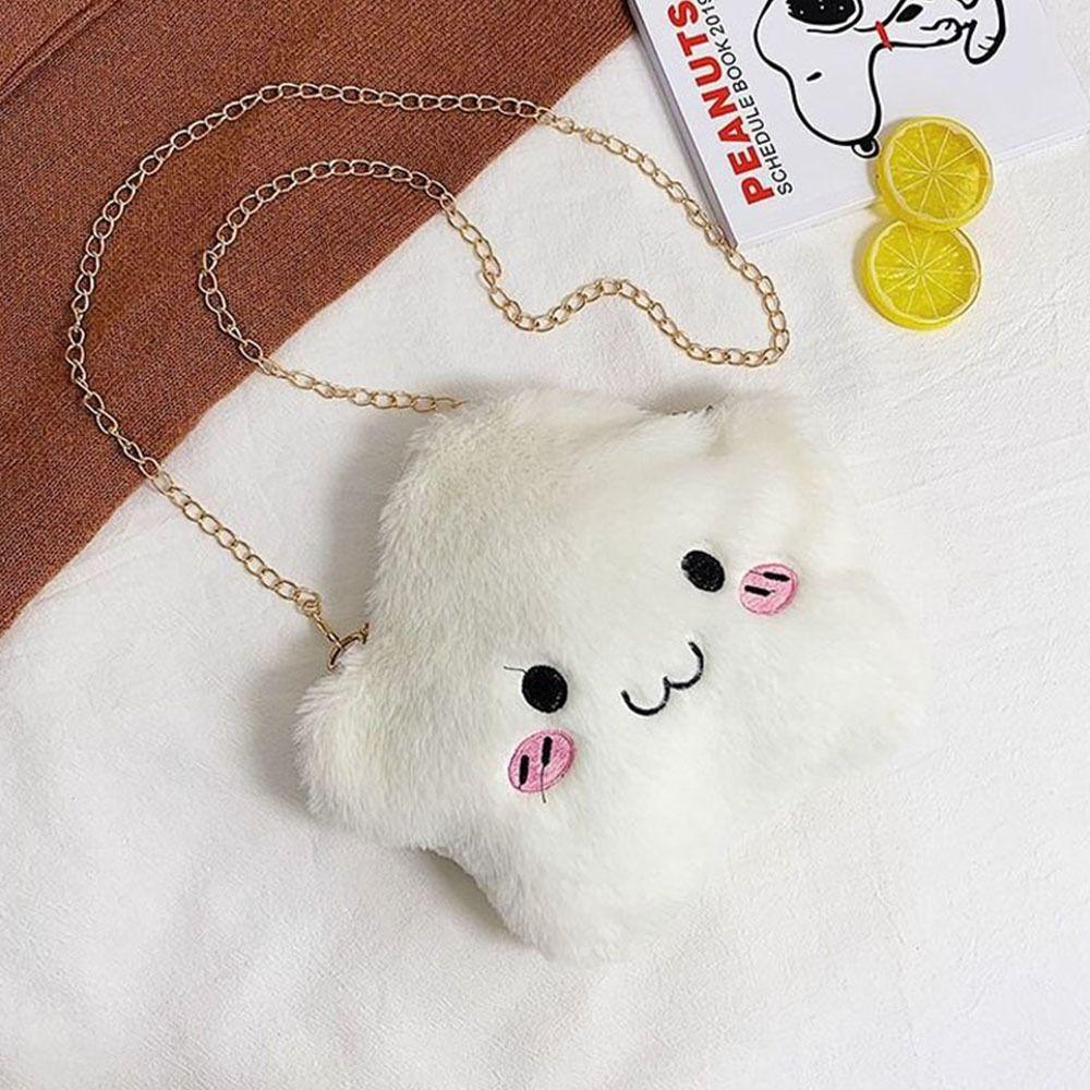 Cartoon Stars Plush Chain Bag Women s Soft Shoulder Cross-body Bag Cute Hamster Doll Coin Purse Girl Shoulder Bag
Cartoon Stars Plush Chain Bag Women s Soft Shoulder Cross-body Bag Cute Hamster Doll Coin Purse Girl Shoulder Bag