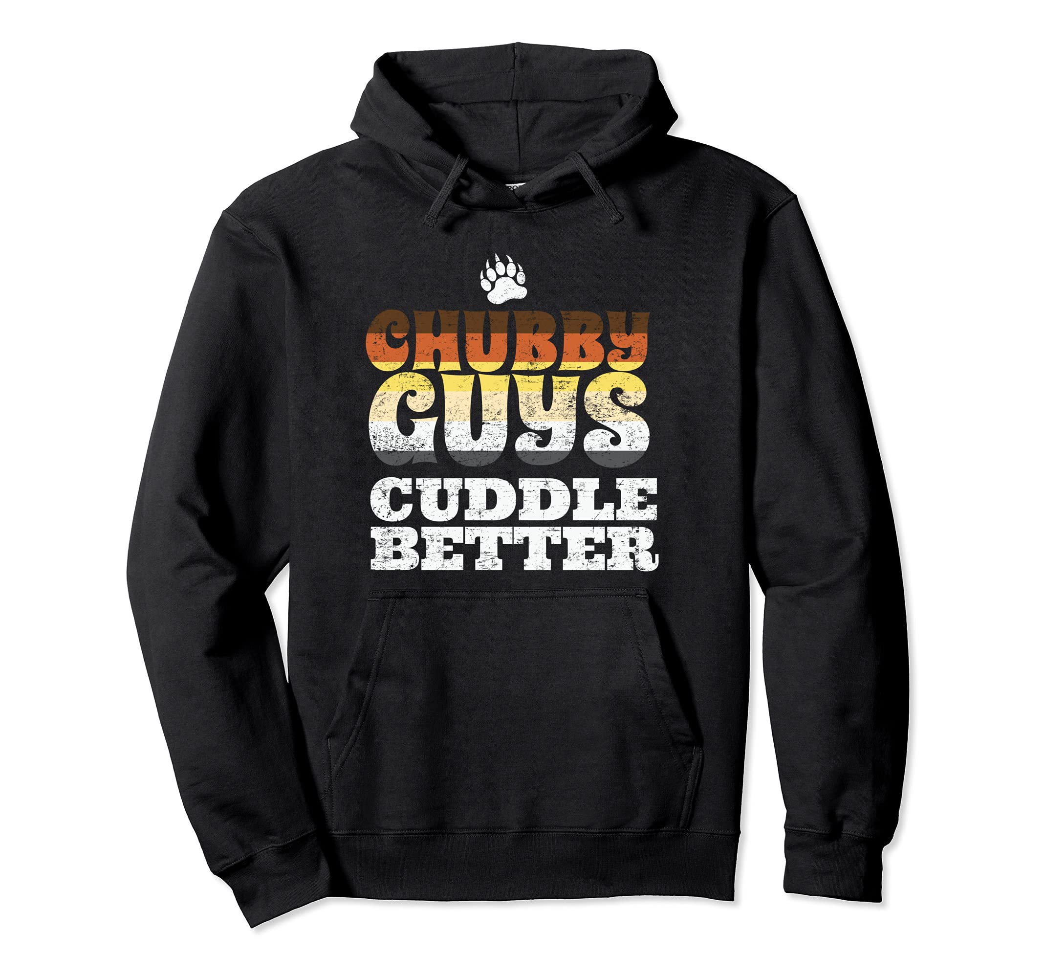 Chubby Guys Cuddle Gay Bear LGBT Retro Subtle Pride Flag Hoodie чорний 
Chubby Guys Cuddle Gay Bear LGBT Retro Subtle Pride Flag Hoodie чорний