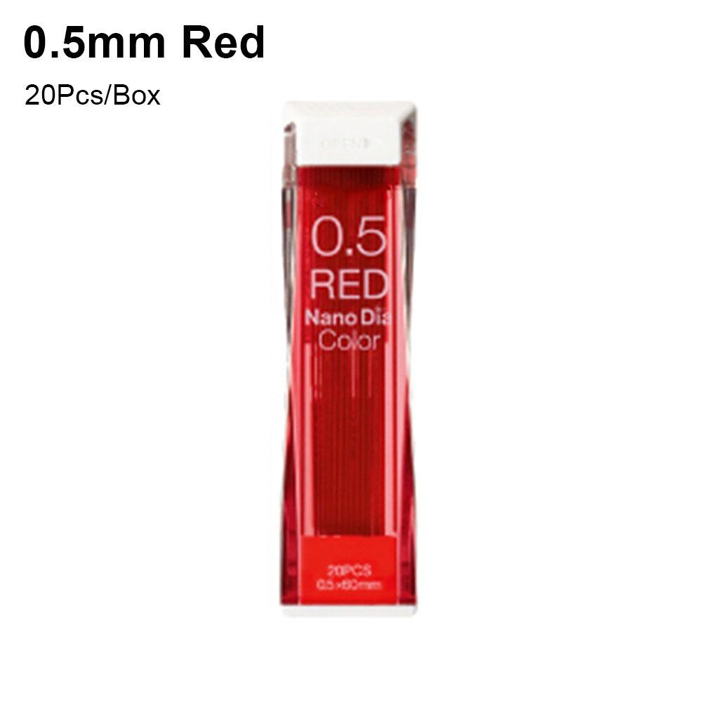 20 шт./коробка 0,5 мм Механические карандашные стержни Цветные Школьные канцелярские товары Офисные принадлежности Специальные для рисования 0.5mm Red
20 шт./коробка 0,5 мм Механические карандашные стержни Цветные Школьные канцелярские товары Офисные принадлежности Специальные для рисования 0.5mm Red