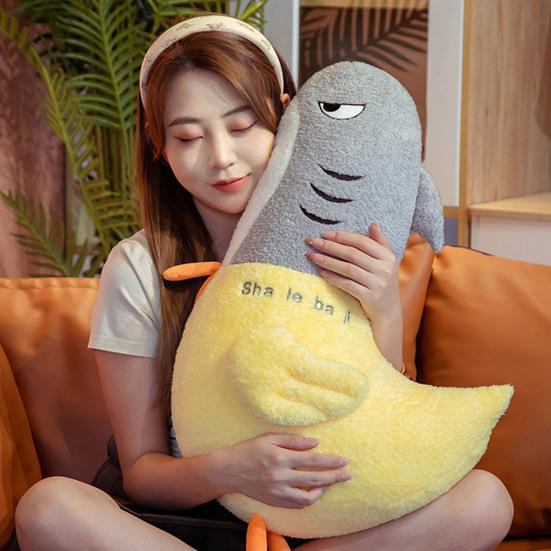 Stuffed Half Shark Chick Plush Cute Soft Fluffy PP Cotton Filled Animal Plushie Doll Home Decoration Kids Comfort Toy Girlfriend Birthday Gift
Stuffed Half Shark Chick Plush Cute Soft Fluffy PP Cotton Filled Animal Plushie Doll Home Decoration Kids Comfort Toy Girlfriend Birthday Gift