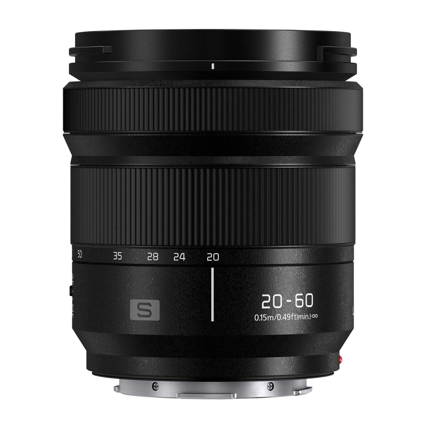 Panasonic Змінний об’єктив LUMIX SL з байонетом для бездзеркальної повнокадрової цифрової камери серії LUMIX S 20–60 мм F3,5–5,6 – S-R2060 (НАС) чорний
Panasonic Змінний об’єктив LUMIX SL з байонетом для бездзеркальної повнокадрової цифрової камери серії LUMIX S 20–60 мм F3,5–5,6 – S-R2060 (НАС) чорний