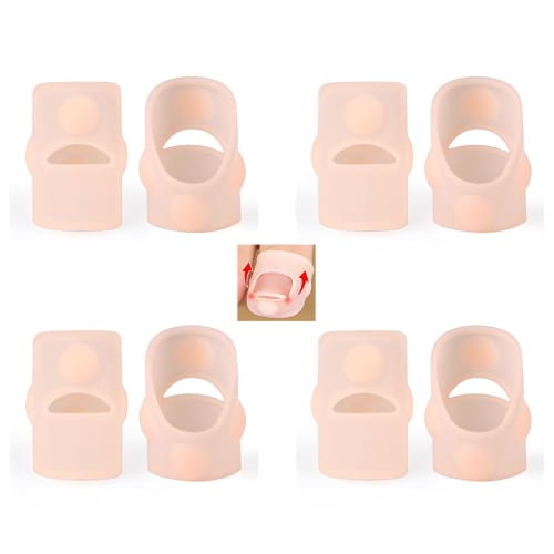 Natiform 8-Piece Silicone Instep Corrector, Prevents Fingernail Extrusion
Natiform 8-Piece Silicone Instep Corrector, Prevents Fingernail Extrusion