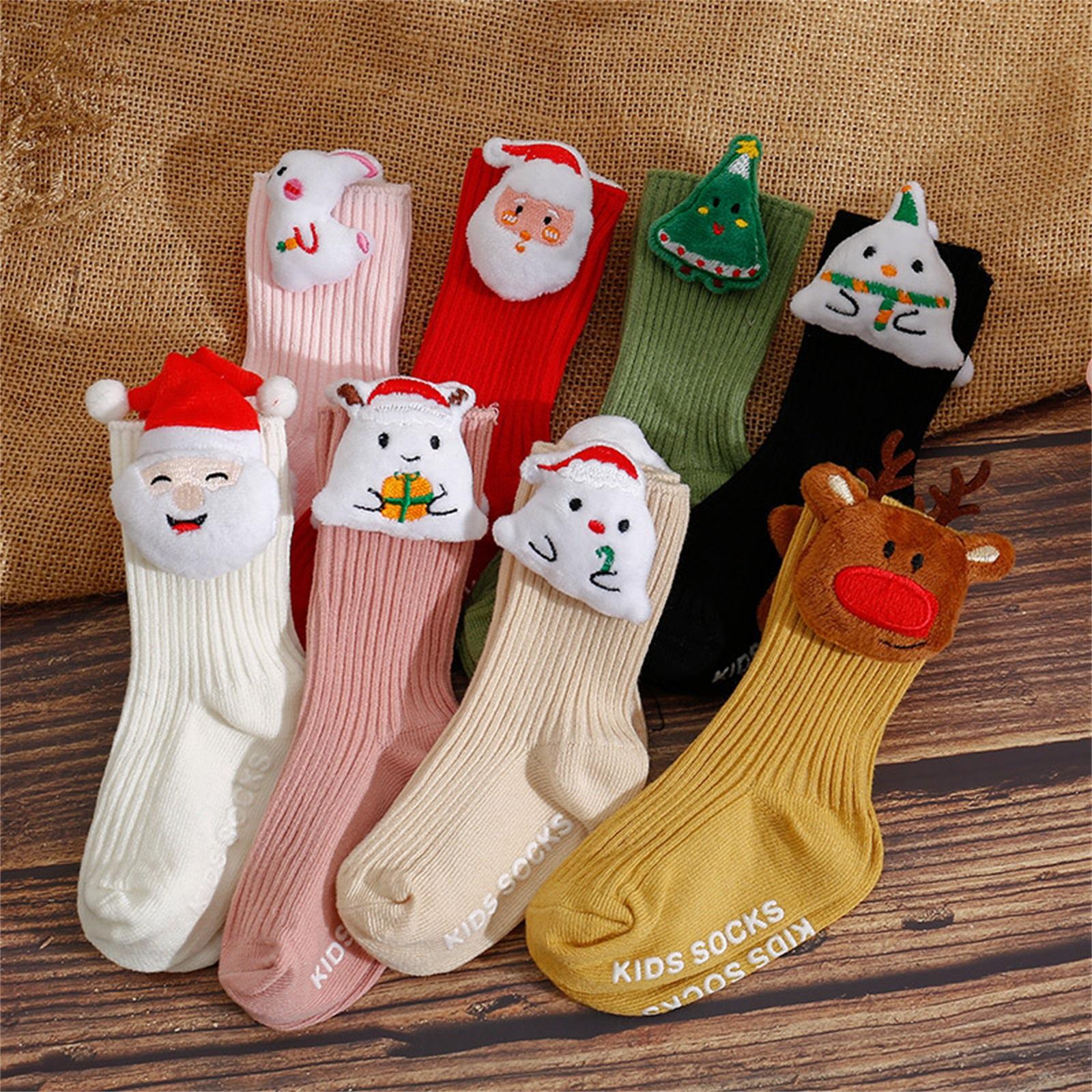 0-36Months Toddler Baby Mid-calf Socks Fall Winter Cute Non Slip Christmas Cartoon Doll Socks for Infants Boys Girls 0-6M
0-36Months Toddler Baby Mid-calf Socks Fall Winter Cute Non Slip Christmas Cartoon Doll Socks for Infants Boys Girls 0-6M