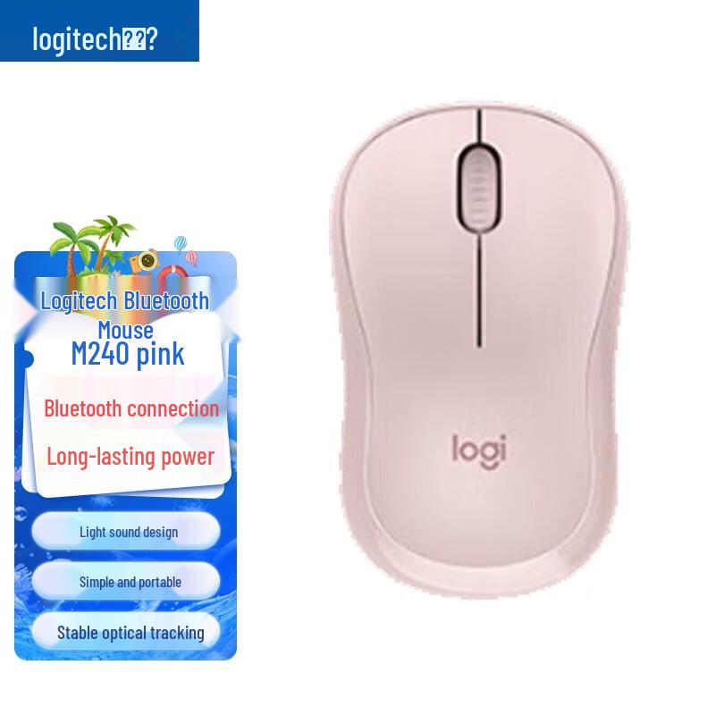 Logitech M240 Silent Wireless Bluetooth Mouse
Logitech M240 Silent Wireless Bluetooth Mouse