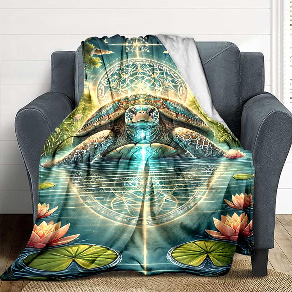 1pc Turtle Mandala Blanket Lightweight Flannel Blanket Throw Blanket For Sofa, Bed, Travel, Camping, Livingroom, Office yy251015191 75x90cm
1pc Turtle Mandala Blanket Lightweight Flannel Blanket Throw Blanket For Sofa, Bed, Travel, Camping, Livingroom, Office yy251015191 75x90cm