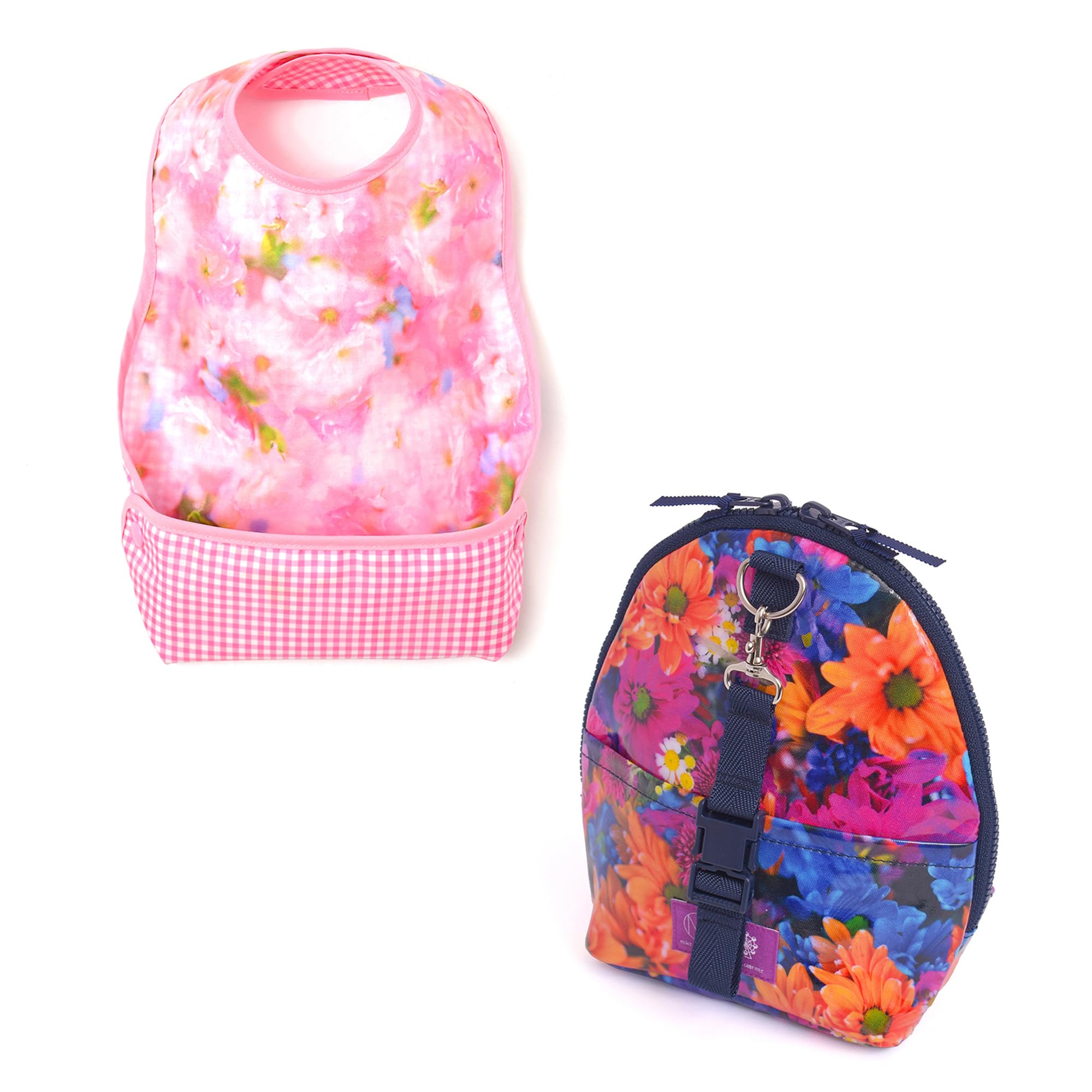 COLORFUL CANDY STYLE Mealtime Apron and Mug Pouch Set of 2 (Bib Type) (Backpack Type) (Floral Pattern) B8004000-BTR
COLORFUL CANDY STYLE Mealtime Apron and Mug Pouch Set of 2 (Bib Type) (Backpack Type) (Floral Pattern) B8004000-BTR