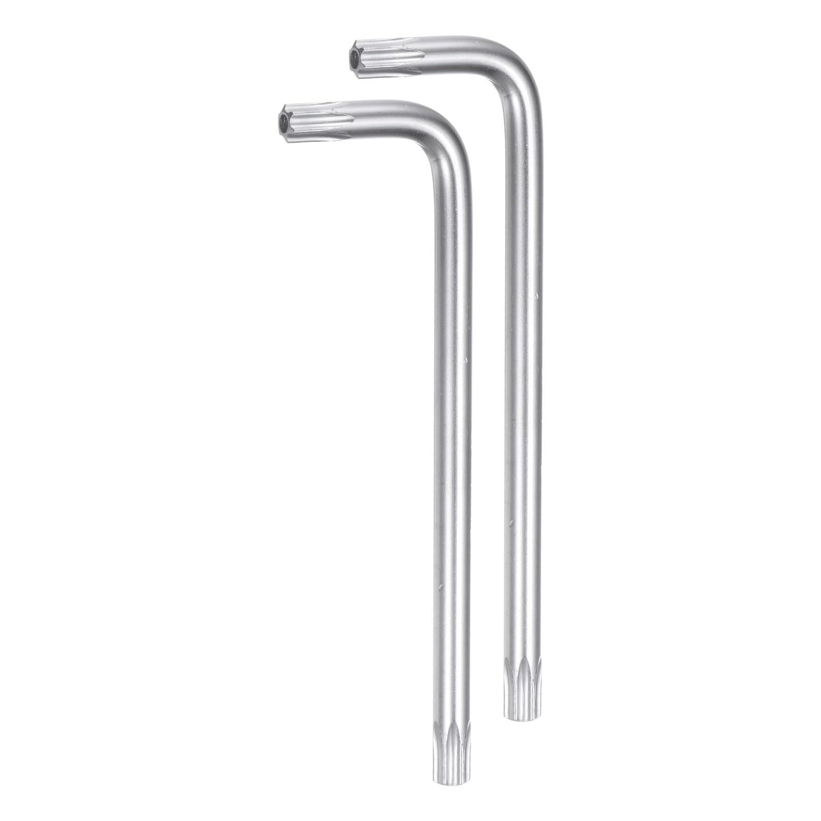 uxcell T27 Torx Wrench with Star Set of Chrome Vanadium Steel Hand Ideal for Automotive and Home Repairs Tamper-Proof Key, 2, L-Shaped 6-Point Wrench,
uxcell T27 Torx Wrench with Star Set of Chrome Vanadium Steel Hand Ideal for Automotive and Home Repairs Tamper-Proof Key, 2, L-Shaped 6-Point Wrench,