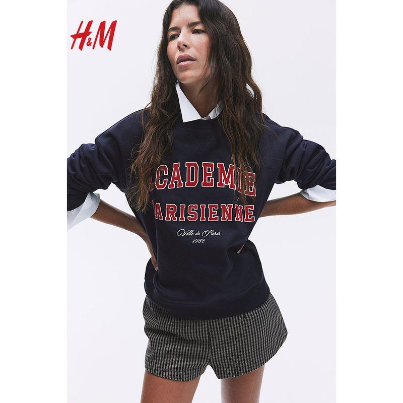 HM Женская одежда Худи Удобный Повседневный Модный Принт с буквами Свободный крой Длинный рукав Толстовка с капюшоном 1269502 Navy/Parisienne 155/80
HM Женская одежда Худи Удобный Повседневный Модный Принт с буквами Свободный крой Длинный рукав Толстовка с капюшоном 1269502 Navy/Parisienne 155/80