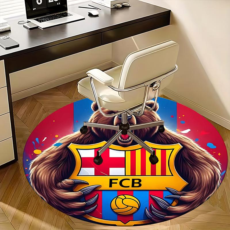 FCB Bear Crest,Barcelona Football Club Badge Chair mat Round Rug Office carpet, Machine Washable, Non slip, Suitable for Living Rooms, Bedrooms 100cm
FCB Bear Crest,Barcelona Football Club Badge Chair mat Round Rug Office carpet, Machine Washable, Non slip, Suitable for Living Rooms, Bedrooms 100cm