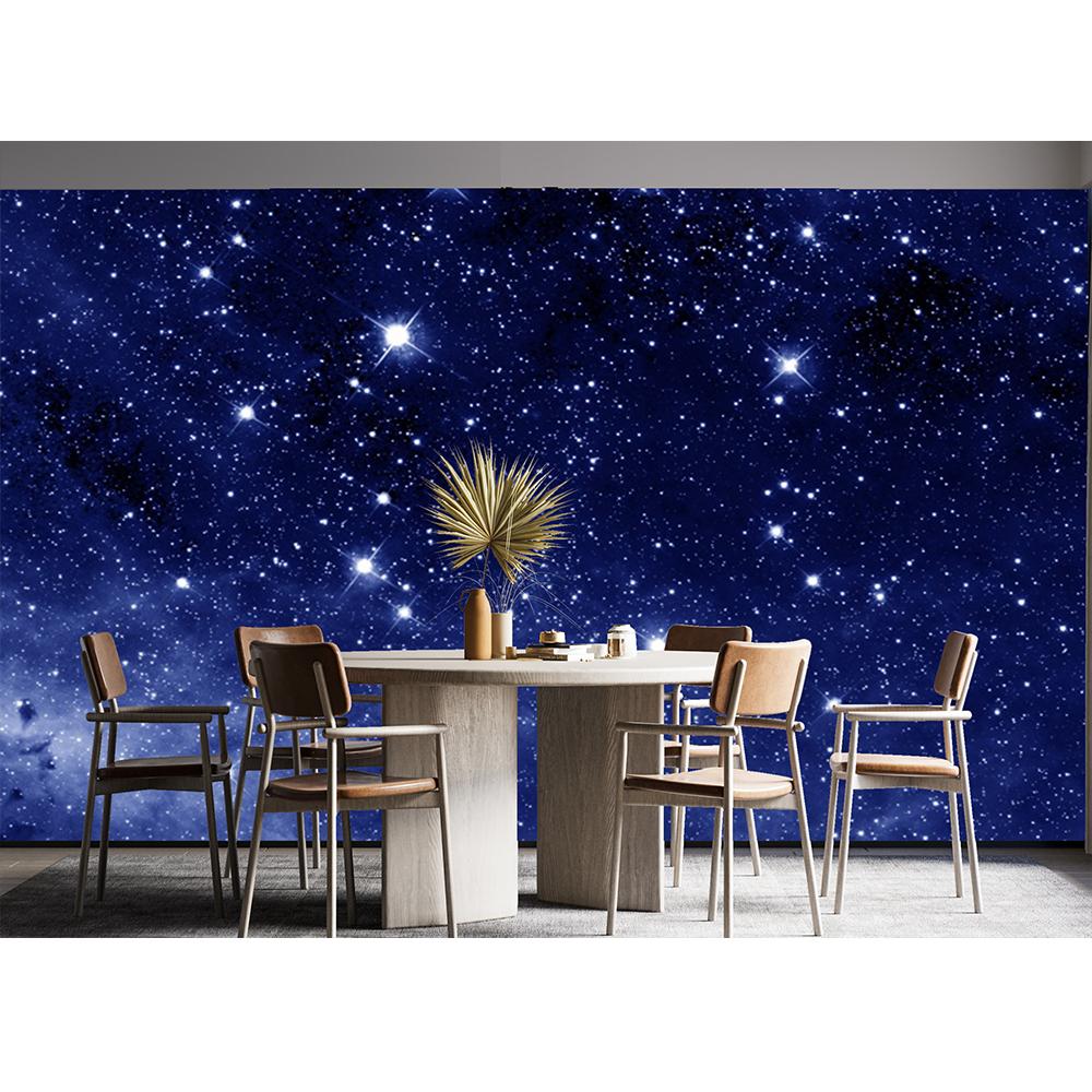 Звездное небо 3d Фреска Вселенная Съемные Большие Обои Космос Планета Обои Гостиная Спальня Галактика Фреска Для Стены 200 cm(W) x 140 cm(H)