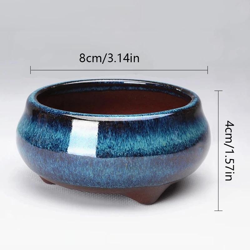 Pottery Flower Pot Bowl Glazed Ceramic Succulent Planter Pot with Hole Polygonal Artistic Ornament for Outdoor Home Garden
Pottery Flower Pot Bowl Glazed Ceramic Succulent Planter Pot with Hole Polygonal Artistic Ornament for Outdoor Home Garden