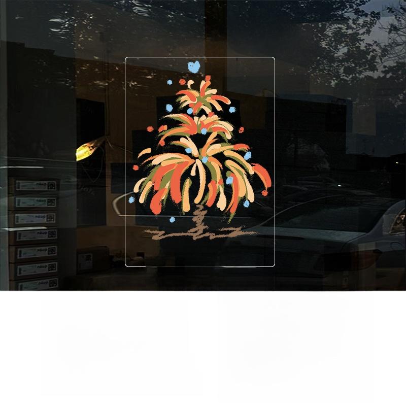 Christmas Tree Static Cling Window Decals Business Store Christmas Decorations Festive Window Flowers Glass Stickers Creative... (as the picture,Small)
Christmas Tree Static Cling Window Decals Business Store Christmas Decorations Festive Window Flowers Glass Stickers Creative... (as the picture,Small)