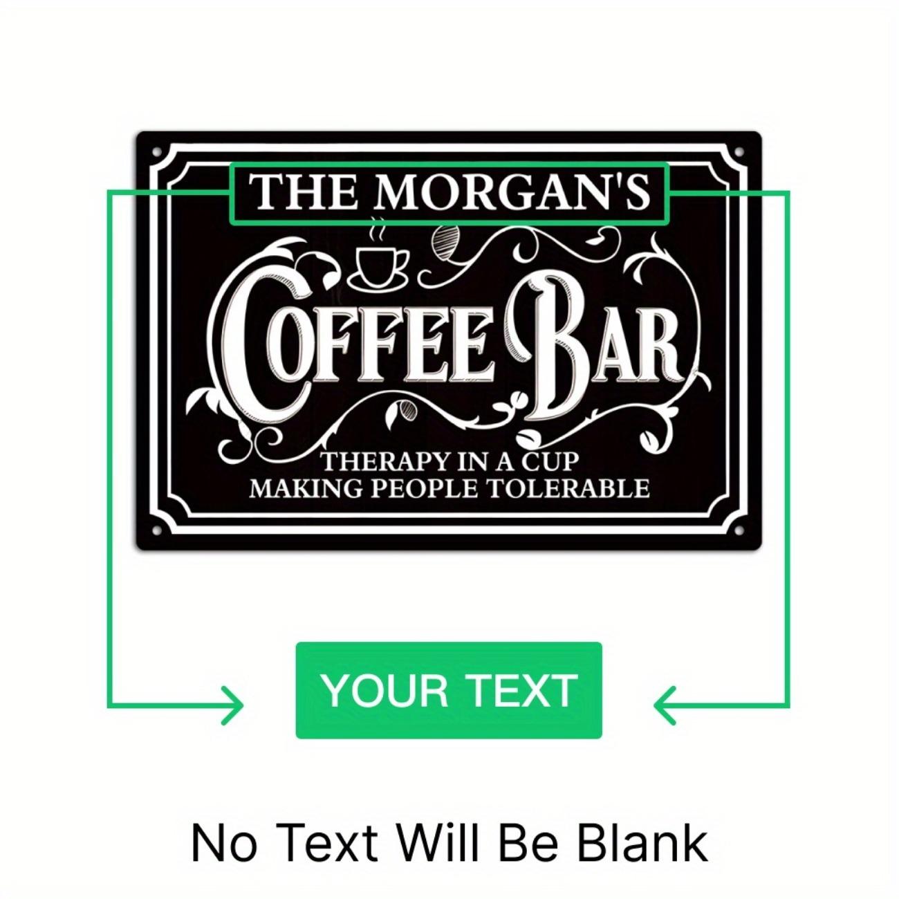 1pc The Morgan s Coffee Bar Metal Sign Custom Text Home Decor Water Resistant белый
1pc The Morgan s Coffee Bar Metal Sign Custom Text Home Decor Water Resistant белый