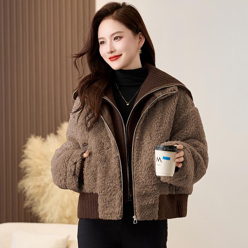 Women s Two-Piece Spliced Knitted Lambswool Down Jacket - Autumn/Winter YX86202 XXL (65-72.5 kg)
Women s Two-Piece Spliced Knitted Lambswool Down Jacket - Autumn/Winter YX86202 XXL (65-72.5 kg)