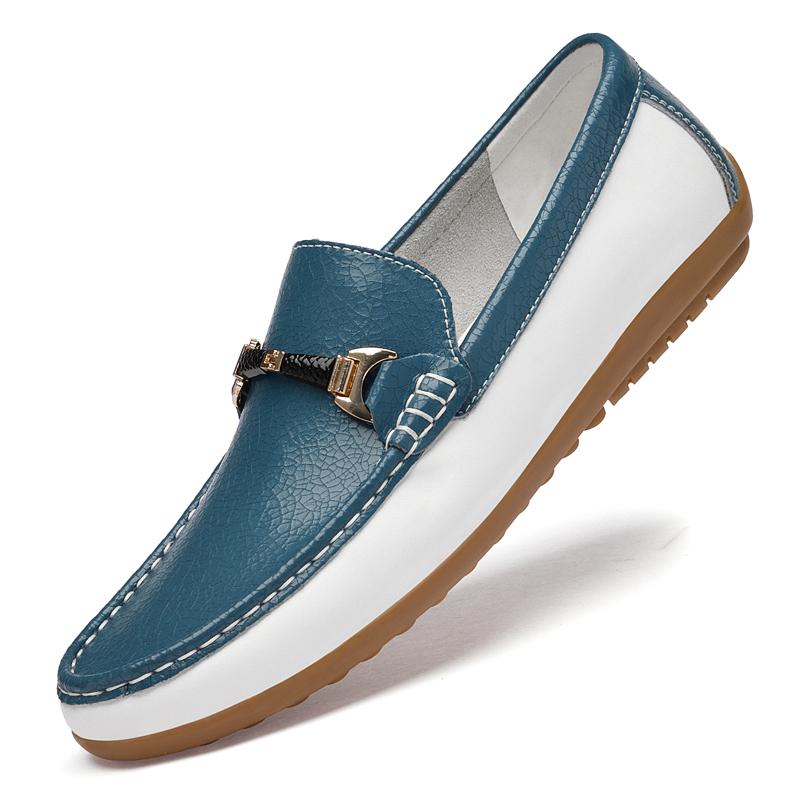 Шкіряне взуття великих розмірів Чоловічі лофери Зручне повсякденне взуття Чоловіче взуття на низькій підошві Мокасини Чоловіче взуття 37 білий/синій
Шкіряне взуття великих розмірів Чоловічі лофери Зручне повсякденне взуття Чоловіче взуття на низькій підошві Мокасини Чоловіче взуття 37 білий/синій