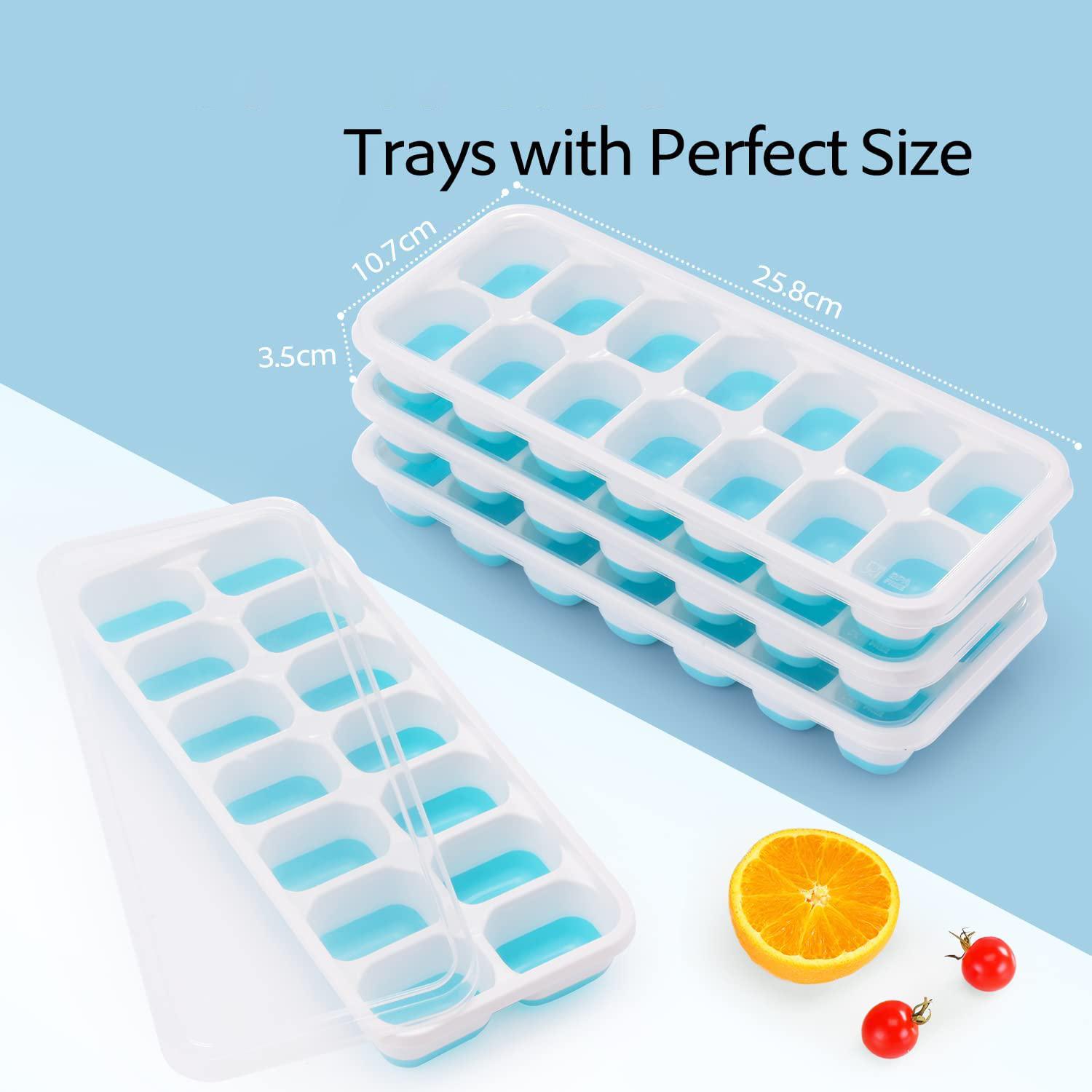 Ice Cube Trays Silicone Ice Cube Tray with Removable Lid Easy-Release Flexible Durable Ice Cube Molds for Freezer Drink Cocktail
Ice Cube Trays Silicone Ice Cube Tray with Removable Lid Easy-Release Flexible Durable Ice Cube Molds for Freezer Drink Cocktail