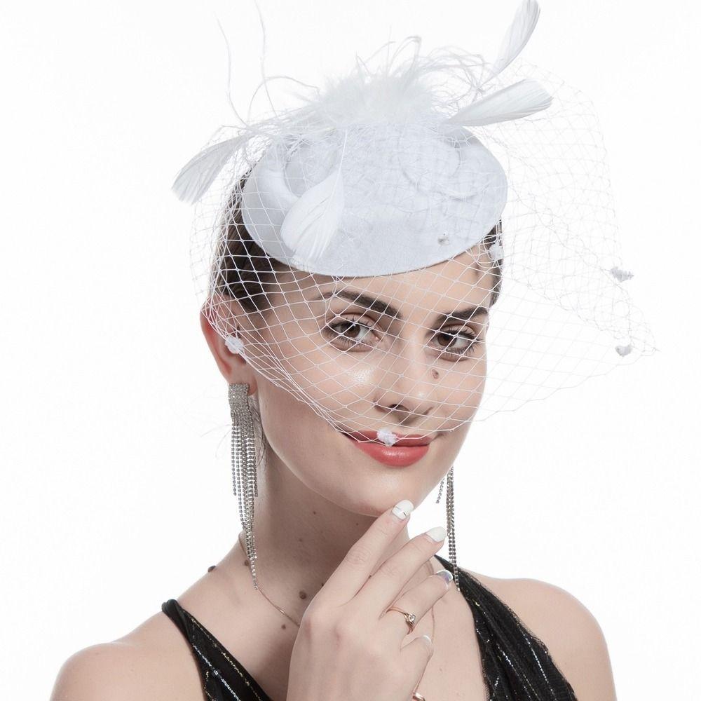 New Year Headwear Womens Felt Hat Small Fedoras Headwear Feathers Hair Hoop Black Veil Headwear
New Year Headwear Womens Felt Hat Small Fedoras Headwear Feathers Hair Hoop Black Veil Headwear