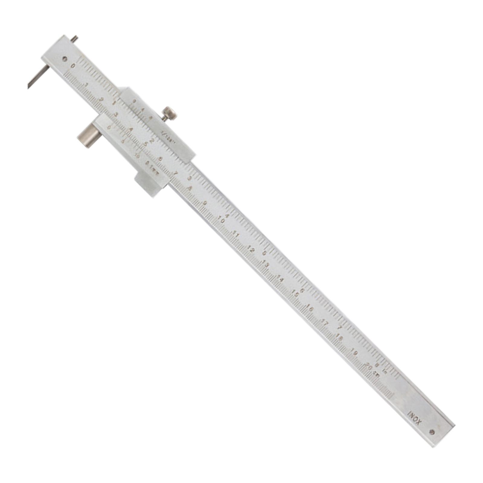 Double Scale Stainless Steel Vernier Caliper For Precisions Measurement With Inch and MM Marking for School Student
Double Scale Stainless Steel Vernier Caliper For Precisions Measurement With Inch and MM Marking for School Student