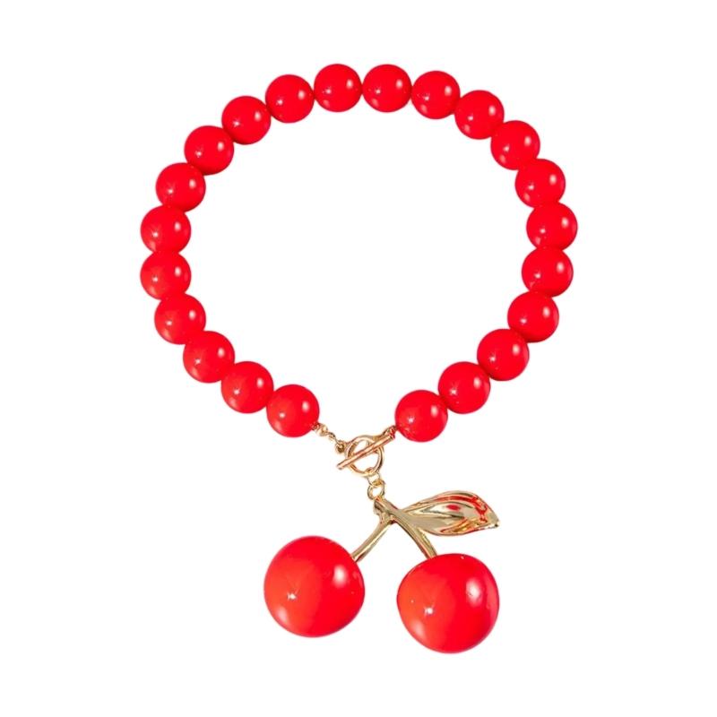 Statement Cherry Necklace with Distinctive Black or Red Resin Design Clavicle Chain Perfect for Stylish Gatherings 1 червоний
Statement Cherry Necklace with Distinctive Black or Red Resin Design Clavicle Chain Perfect for Stylish Gatherings 1 червоний