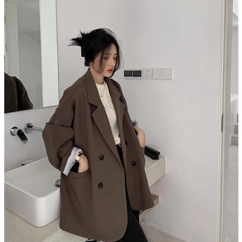 Casual Blazer for Women Spring and Autumn Korean Style Design Versatile Lazy Style Off-shoulder Small Suit for Women XXXL сірий
Casual Blazer for Women Spring and Autumn Korean Style Design Versatile Lazy Style Off-shoulder Small Suit for Women XXXL сірий