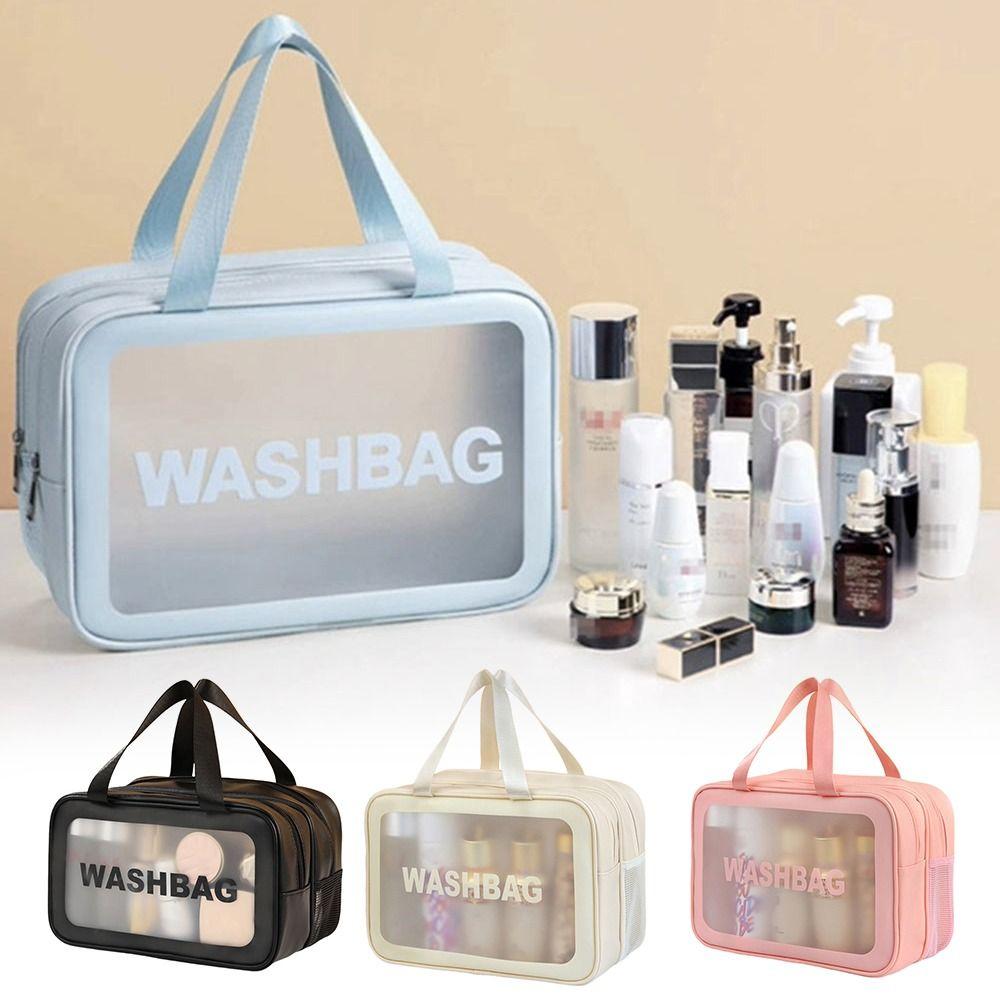 Waterproof Cosmetic Storage Bag Large Capacity Travel Storage Bag Portable Toiletry Pouch M синій
Waterproof Cosmetic Storage Bag Large Capacity Travel Storage Bag Portable Toiletry Pouch M синій