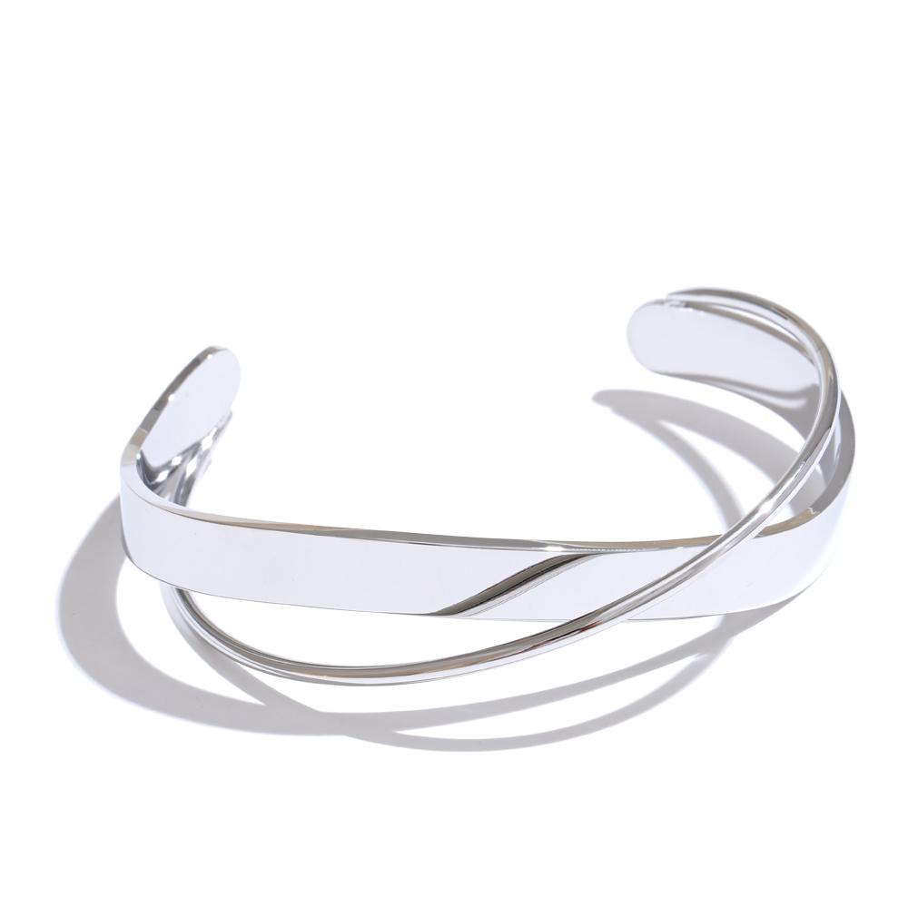 Yhpup Gold Silver Color Stainless Steel Smooth Metal Geometric Cuff Open Bracelet Bangle Waterproof Trendy High Quality Jewelry 58-60mm
Yhpup Gold Silver Color Stainless Steel Smooth Metal Geometric Cuff Open Bracelet Bangle Waterproof Trendy High Quality Jewelry 58-60mm
