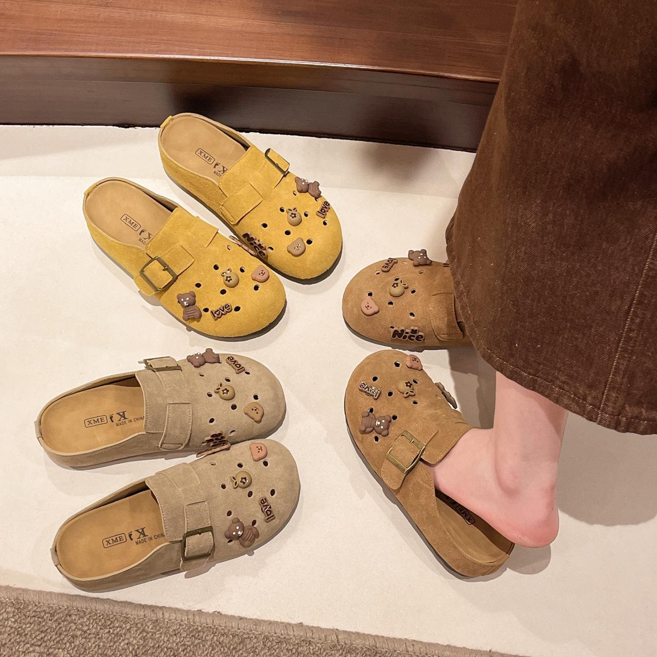 2025 new retro fashion Birkenstock shoes bag head slippers women wear Mori style lazy cute half slippers 35
2025 new retro fashion Birkenstock shoes bag head slippers women wear Mori style lazy cute half slippers 35
