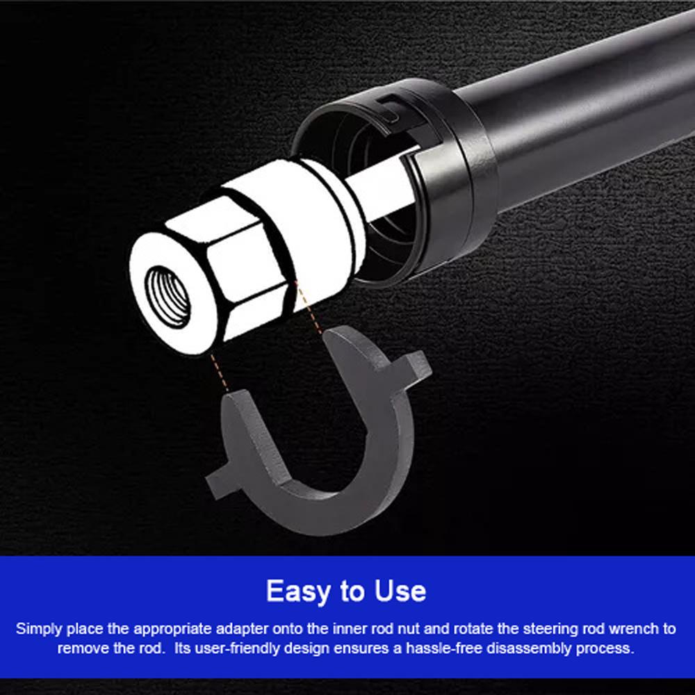 10pcs Inner Tie Rod Removal Tool Kit with 9 Adapters & 1/2 Inch Drive Tube Hvy-Duty Steel Inner Tie Rod Wrench with Storage Case for Car Automotive St
10pcs Inner Tie Rod Removal Tool Kit with 9 Adapters & 1/2 Inch Drive Tube Hvy-Duty Steel Inner Tie Rod Wrench with Storage Case for Car Automotive St