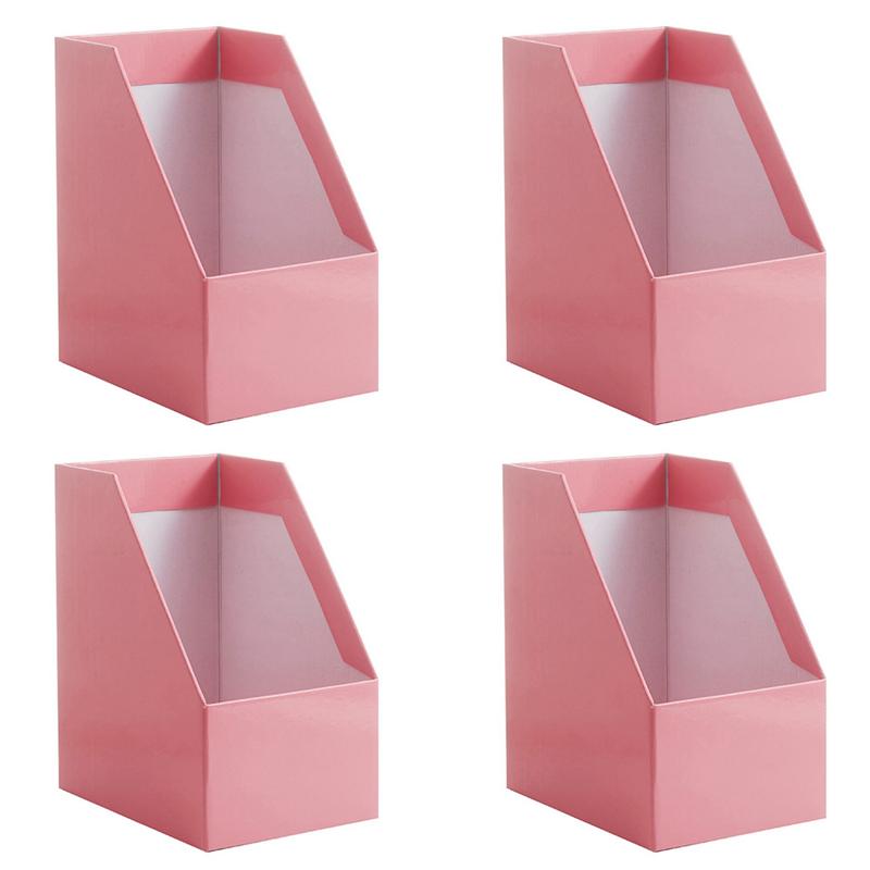 ABMH-4X Kraft Paper Magazine Rack Bookend Large Book Stand File Holder Foldable Documents Organizer Office Storage Rack рожевий
ABMH-4X Kraft Paper Magazine Rack Bookend Large Book Stand File Holder Foldable Documents Organizer Office Storage Rack рожевий